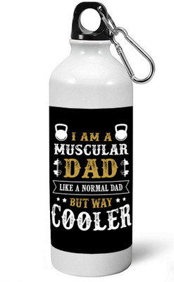 

MUGKIN A63 Special Light weight Sports Aluminium Bottle / Sipper For Gym 750 ml Sipper(Pack of 1, White)