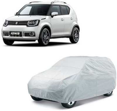 TGP GROUP Car Cover For Maruti Suzuki Ignis (Without Mirror Pockets)(Silver)