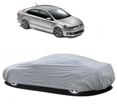 TGP GROUP Car Cover For Volkswagen Vento (Without Mirror Pockets)(Silver)