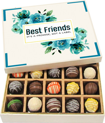 

Chocholik It' S a Promise, Not a Label - Dark, Milk, White Chocolate Truffles - 20pc Truffles(300 g)