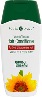 

Herbs and More Vitamin Therapy Hair Conditioner | for Soft and Manageable Hair | Vitamin B5 | Cocoa Butter | 100% Natural Extracts | 100g(100 g)