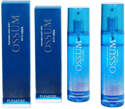 

OSSUM PLEASURE BODY PERFUME MIST Deodorant Spray - For Men & Women(230 ml, Pack of 2)