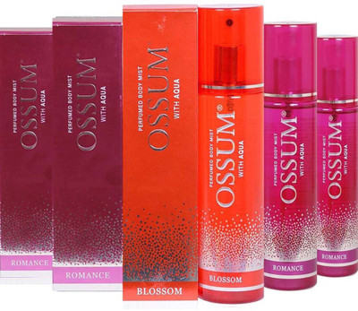 

OSSUM ROMANCE + BLOSSOM Deodorant Spray - For Men & Women(345 ml, Pack of 3)