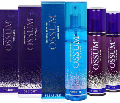 

OSSUM DELIGHT + PLEASURE Deodorant Spray - For Men & Women(345 ml, Pack of 3)