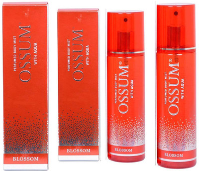 

OSSUM BLOSSOM BODY PERFUME MIST 115 ML Deodorant Spray - For Men & Women(230 ml, Pack of 2)