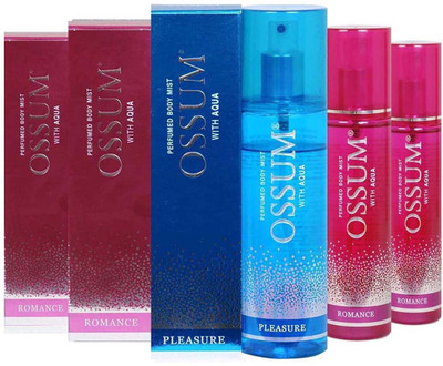 

OSSUM ROMANCE + PLEASURE Deodorant Spray - For Men & Women(345 ml, Pack of 3)