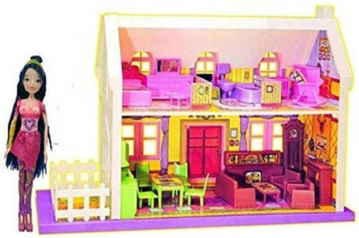 

ma products 35 pieces Complete Doll House (Multicolor)(Multicolor)