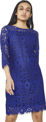 AND Women A-line Multicolor Dress