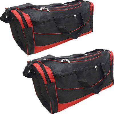 

Aqeeq Jumbo Offer Combo 1+1 Travel Duffle AirBag Red & Red Travel Duffel Bag(Red)