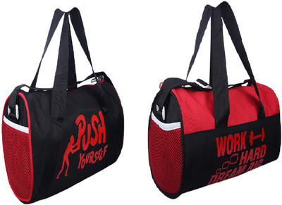 

S-Series PWBG01 Travel Duffel Bag(Black, Red)