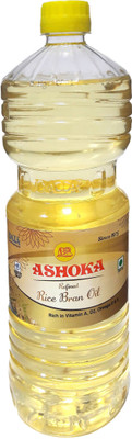 

Ashoka Refined Rice Bran Oil Plastic Bottle(1 L)