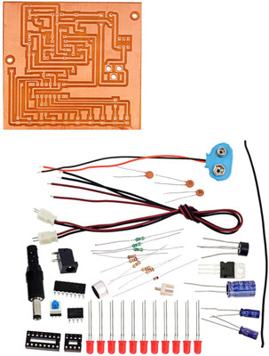 

KitsGuru Moving LED light when an audio signal is provided LGKT031 Educational Electronic Hobby Kit