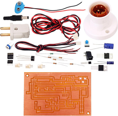 KitsGuru Flasher For Dipawali using BT136 LGKT028 Educational Electronic Hobby Kit