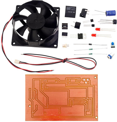 

KitsGuru Automatic Summer Fan with temperature control LGKT061 Educational Electronic Hobby Kit