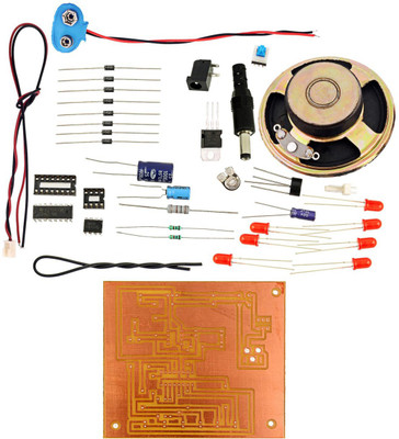

KitsGuru Clock with LED pendulum and tick tock sound LGKT092 Educational Electronic Hobby Kit