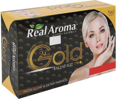 

deltoyhut Real Aroma 24 ct. Gold Facial Kit 710 g (Set of 5) 710 ml