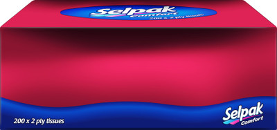 

Selpak Comfort 2ply 200pulls(Pack of 200)