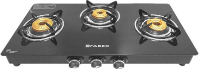 Faber Splendor 4BB BK 4 Burners Gas Cooktop (Black)