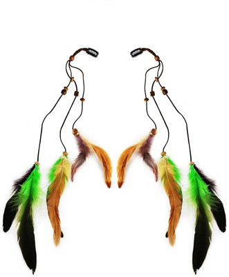 

EKAN Feather Hair Accessories Clip For Women And Girl Hair Clip(Multicolor)