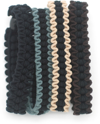 

Basicare Ponytail & Ball Connector Pack 4 Hair Band(Multicolor)
