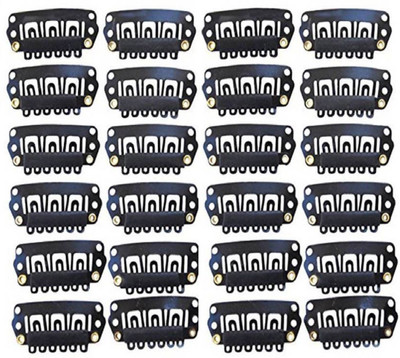 

Jampak™ Hair Attachment Clips / hair patch / Hair System / Hair Wigs Clips For Men & Women Hair Clip(Black)