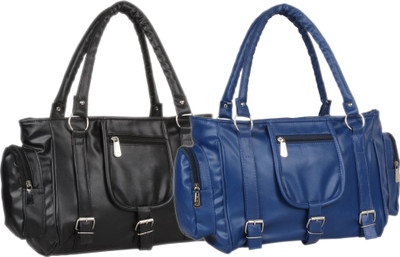

Mountrex Hand-held Bag(Black, Blue)