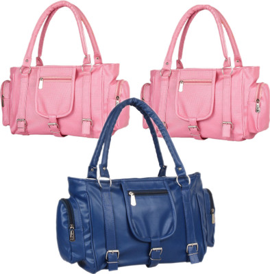 

Mountrex Hand-held Bag(Pink, Blue), Blue;pink