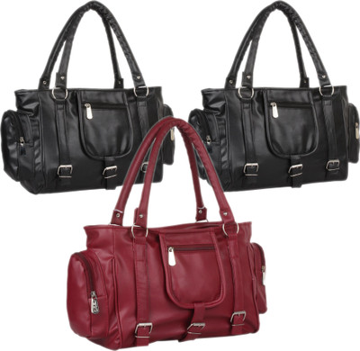 

Mountrex Hand-held Bag(Black, Maroon)