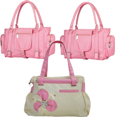 

Mountrex Shoulder Bag(Pink, Beige), Beige;pink