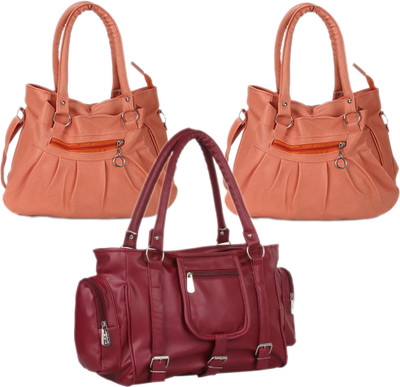 

Mountrex Shoulder Bag(Pink, Maroon), Maroon;pink
