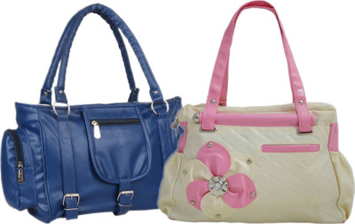 

Mountrex Shoulder Bag(Blue, Beige), Beige;blue