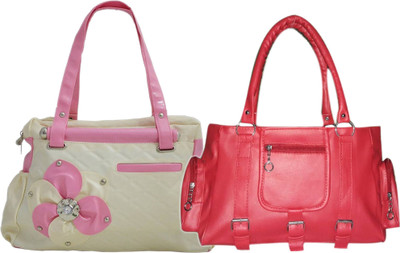 

Mountrex Hand-held Bag(Beige, Red)