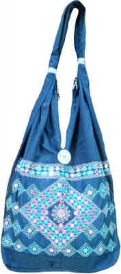 

Rosy Hand-held Bag(Blue)