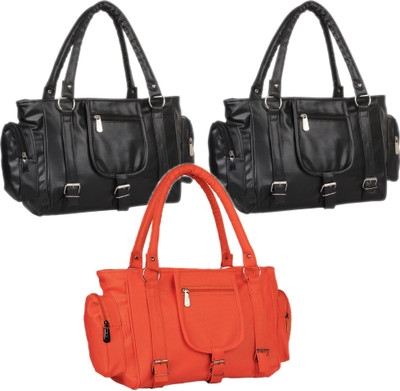 

Mountrex Hand-held Bag(Black, Pink)