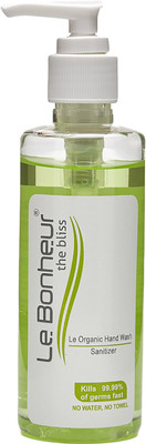 

Le Bonheur Herbal Organic Hand Wash Sanitizer(200 ml, Pump Dispenser)