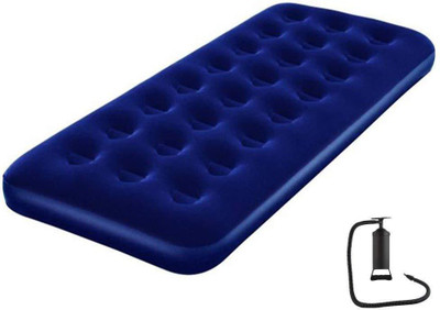 

Bestway Comfort Air Inflatable Bed Twin With Air Pump Inflatable Bed(Blue)