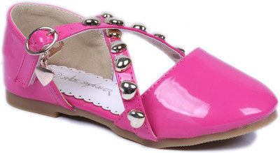 

SHOE SWAGGER Girls Buckle Flats(Pink