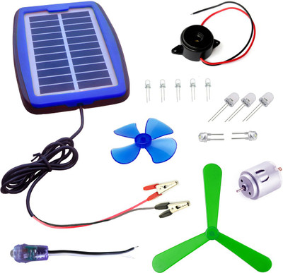 

Kit4Curious Big Solar Plate Electrical Energy conversion DIY kit with Instruction manual(Multicolor)