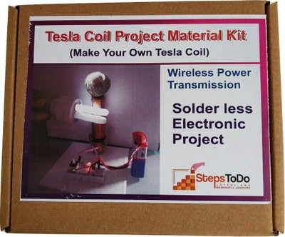 

StepsToDo Tesla Coil - Wireless Transmission DIY Kit(White)