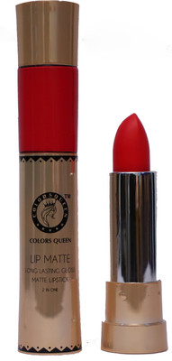 

COLORS QUEEN Lip Matte 2in1 Long Lasting Gloss & Matte Lipstick(Peach Red)