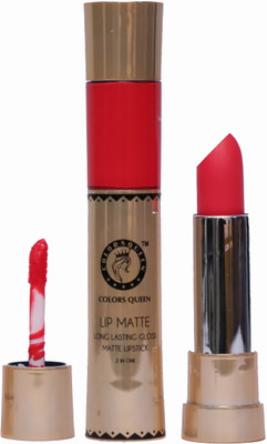 

COLORS QUEEN Lip Matte 2in1 Long Lasting Gloss & Matte Lipstick(Baby Pink)