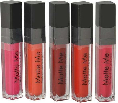 

Make Line Ultra Smooth Matte Me combo lipstick - Pack of 5(Multicolor)
