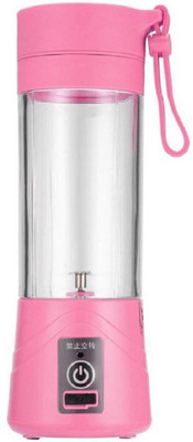 

Bewitching Portable and Rechargeable Battery Juice Blender NG 01 Pink Mixer Juicer Jar(380 ml)
