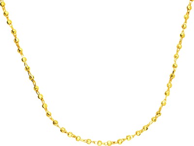 Shining Jewel Shining Jewel 22K Long Gold Plated Tradtional Gold Mala Chain Necklace for Women (SJ_2520) Gold-plated Plated Brass Chain