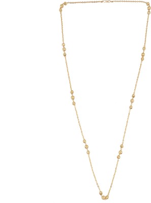 Shining Jewel Shining Jewel 22K Long Gold Plated Tradtional Gold Mala Chain Necklace for Women (SJ_2431) Gold-plated Plated Brass Chain