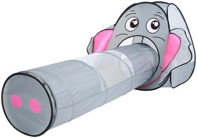 

Toy Park Grey Elephant Pop Up Play Tent & Tunnel(Grey)