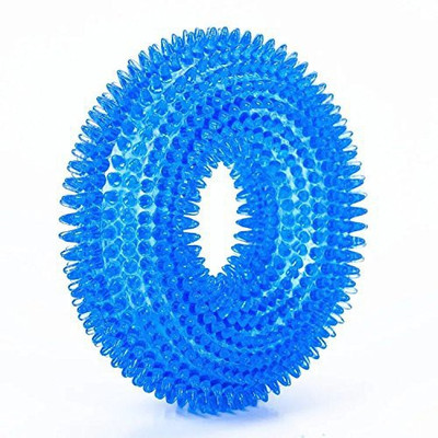 

Petlicious & More Spike Rim Dog Toy Rubber Chew Toy, Fetch Toy, Squeaky Toy, Rubber Toy, Training Aid For Dog