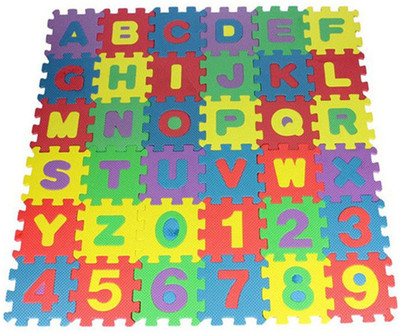 

Toy Park 36 Pcs.. Alphanumeric Eva Mat Floor Puzzle (10mm)(36 Pieces)