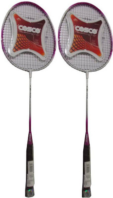 

Cosco 'Cb 110' full cover (pack of 2) (Color On Availability)- Multicolor Strung Badminton Racquet(G4 -3.25 Inches, 50 g)