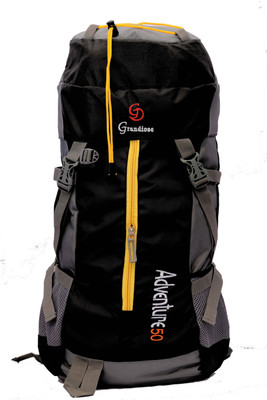 

grandiose Hiking Backpacks bags GTB65001BL Rucksack - 50 L(Black)